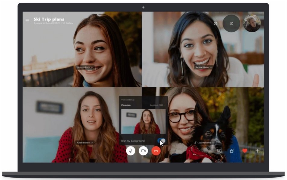 Skype sada može da zamuti pozadinu tokom video poziva