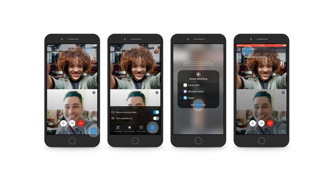 Skype sada omogućava da podijelite ekran Android ili iOS telefona na video pozive