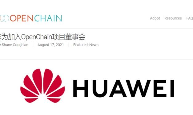 Huawei se pridružuje Upravnom odboru OpenChain projekta