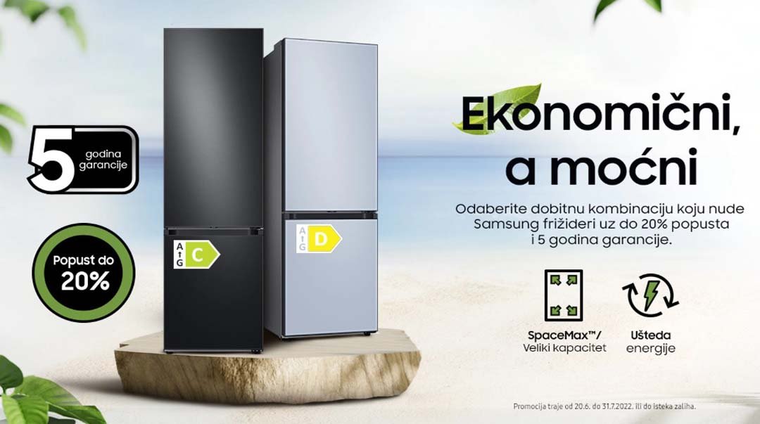 Rashladite se uz posebnu promociju Samsung frižidera!