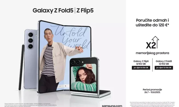 Samsung Galaxy Z Flip5 i Galaxy Z Fold5: Fleksibilnost i svestranost bez kompromisa